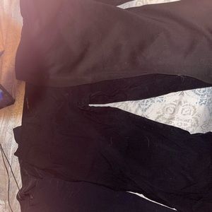 3PAIRS OF BLACK trousers Bundle Size 18 /xl lane bryant/lee.Black dress pants